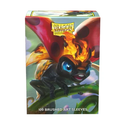 Afbeelding van Dragonshield Box 100 Brushed Art Sleeves: Burnbug