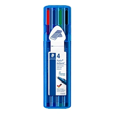Afbeelding van STAEDTLER balpen triplus bal 437 M, blauw