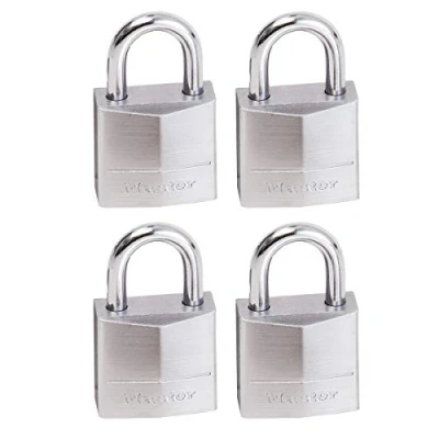 Afbeelding van MasterLock Hangslot 629EURQ massief messing (4 stuks)