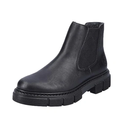 Afbeelding van Rieker Chelsea Boots M3854, dameslaarzen, zwart, 41 EU