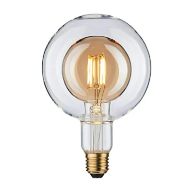 Afbeelding van Paulmann 28765 LED lamp Inner Shape G125 globe 4W dimbaar verlichtingsmiddel goud efficiënt licht warmwit 2700 K E27