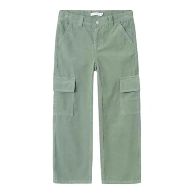Afbeelding van Name it Nkfbella WIDE PANT Cargobroek voor kinderen, Maat: 146, Light green