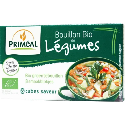 Afbeelding van Primeal Groentebouillon blokjes 9 gram 8 stuks