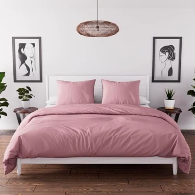Afbeelding van Tijdloos Bohemen Set Omslag van Dekbed, Roos, 220 x 240 cm