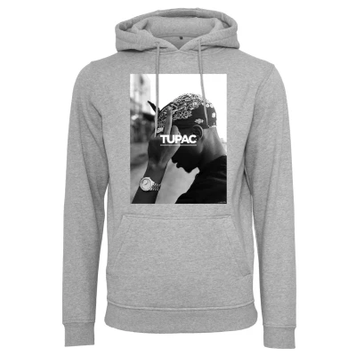 Afbeelding van Mister Tee THE World Hoodie, Heren, Maat: Large, Heather grey