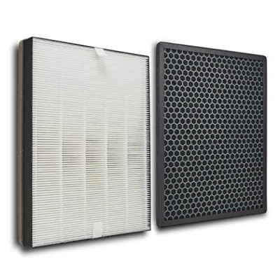 Afbeelding van Supremery Reservefilterset compatibel met Philips AC1214/10 en AC2729/10 luchtreiniger HEPA actieve koolfilter alternatief voor FY1410/30 FY1413/30 filters