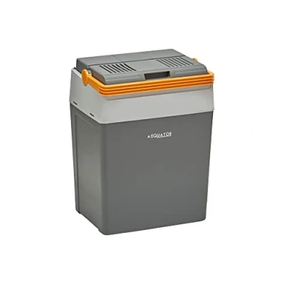 Afbeelding van Aequator draagbare koelkast, thermo elektrische koelbox, 28 liter, 12 V en 230 voor auto, koelbox met koel warmhoudfunctie, boot camping, stopcontact