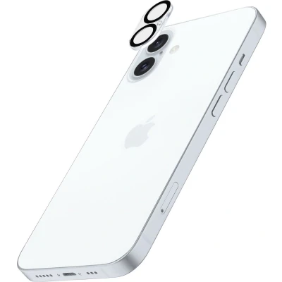 Afbeelding van Cellularline Camera Lens Protection CAMERALENSIPH16 Cameraprotector (glas) Apple iPhone 16, 16 Plus 1 stuk(s) Anti vingerafdruk, Krasvast