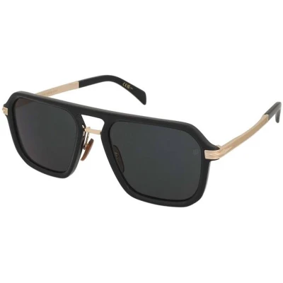 Afbeelding van DAVID BECKHAM Uomo DB 7136/S 2M2/MT Occhiali da sole Acetato Nero Verde Squadrata Normale Specchiato