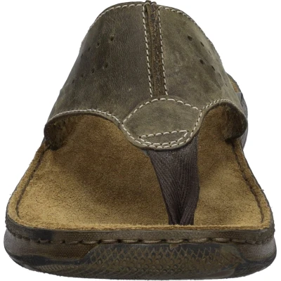 Afbeelding van Josef Seibel Zehentrenner Maverick Teensandalen, Heren, Maat: 44, Oliv Leer