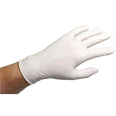 Afbeelding van Latex handschoenen wegwerp HVS select, maat S t/m L