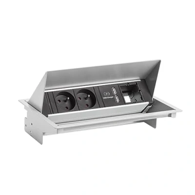 Afbeelding van Bachmann, Stekkerdoos, 900.407 CONEO set montageframe (2 x, CEE 7/5, 7/3, 0.20 m)