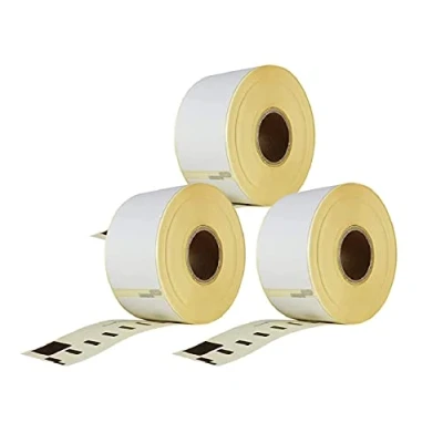 Afbeelding van hd line etiketten voor Labelwriter 99012 3 rol pack x 260 stuks per = 780 etiketten, zelfklevend, compatibel met labelschrijver &amp; Seiko labelprinters, 89 36 mm