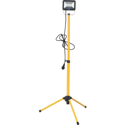 Afbeelding van Prolight Bouwlamp Werklamp Op Statief LED Netstroom 20W 1700 Lumen Zwart 58,5cm