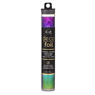 Afbeelding van THERM O WEB Deco FOLIE 6 &quot;X12&quot;, Regenboog gebroken glas, één maat