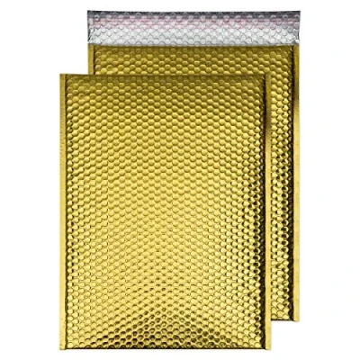 Afbeelding van Blake Padded Bubble Enveloppen Peel &amp; Seal 50 stuks. C3 450 x 324 mm Glamour Goud