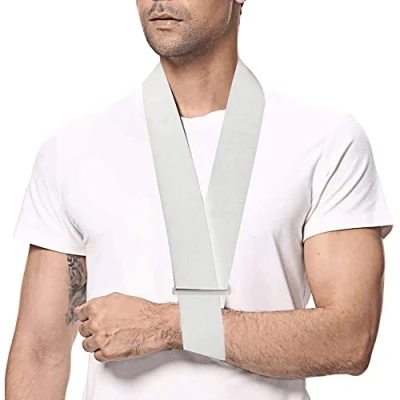 Afbeelding van supregear Schuimband voor de arm, Lichtgewicht Comfortabele Neksteun Kraag Startonderbreker Eenvoudige Schuimkraag en Manchetband Ademende Medische Schoudersteun Gewonde Arm/Hand/Elleboog