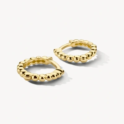 Afbeelding van Blush 7263YGO oorringen dames 14 k goud geel bolletjes motief