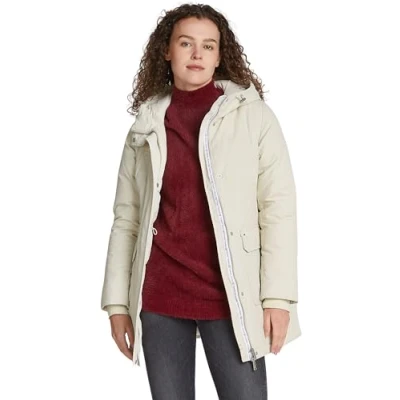 Afbeelding van Tommy Jeans Dames TJW TECHNICAL DOWN Parka DW0DW18866 jas, Beige (krantenpapier), M, (Kranten), M