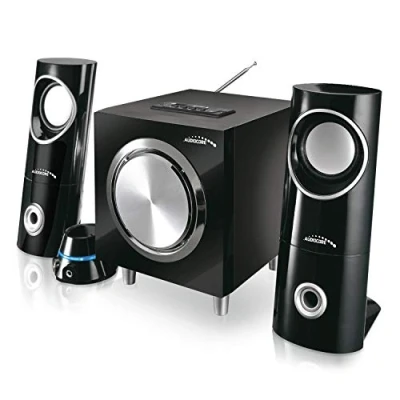 Afbeelding van COMPUTER LUIDSPREKERS 2.1 Bluetooth USB SD FM JACK Audiocore AC790 radio, / MMC kaartingang, AUX,