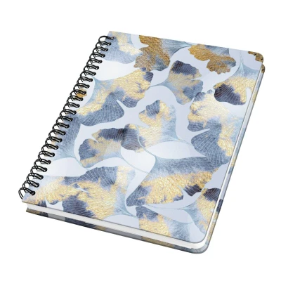 Afbeelding van 2x Notitieboek Jolie A5 kraft Ginkgo Harmony punt gelijnd HC 192pag 10