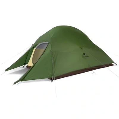 Afbeelding van Naturehike Cloud Up 2 Upgrade Mannen Kampeertent met Foyer voor 3 4 Seizoenen, Draagbaar, Lichtgewicht, Waterdicht, Bergbeklimmen, Bosgroen