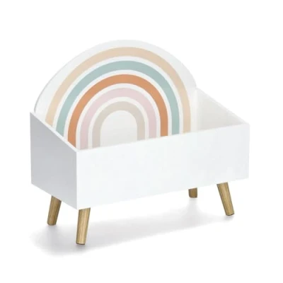 Afbeelding van Speelgoedkist RAINBOW, MDF + grenen