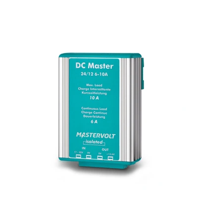 Afbeelding van Mastervolt geïsoleerde omvormer 24 &gt; 13,6volt 6A (max 10A) DC Master 24/12 6