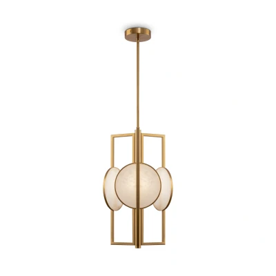 Afbeelding van Maytoni Hanglamp Marmo Goud Ø30,5