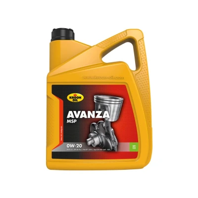 Afbeelding van Kroon Oil Motorolie Avanza MSP 0W 20 5 liter