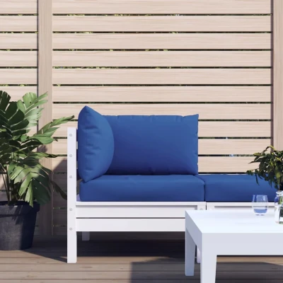 Afbeelding van vidaXL Palletkussens 3 st oxford stof blauw