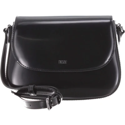 Afbeelding van DKNY Ellie Shoulder BAG Handtas, Dames, Maat: One Size, Black/gunmetal