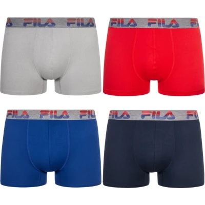 Afbeelding van FILA boxershort heren 4 stuks maat L model 1 onderbroeken