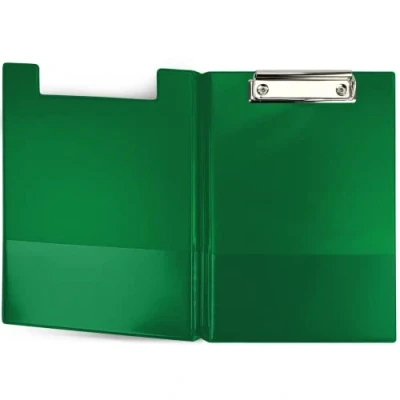 Afbeelding van Netuno 1 stuk klembordmap A5 met clip lichtgroen klembord DIN deksel schrijfbord metalen klem harde plaat kunststof schrijfmap schrijfblok documentenhouder