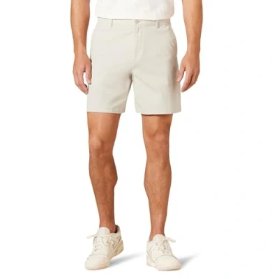 Afbeelding van Amazon Essentials Klassieke pasvorm heren 18 cm stretch chino shorts (verkrijgbaar in groot en lang), steen, 42W
