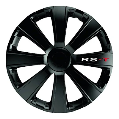 Afbeelding van Wieldoppenset Carpoint RS T Black 15 inch
