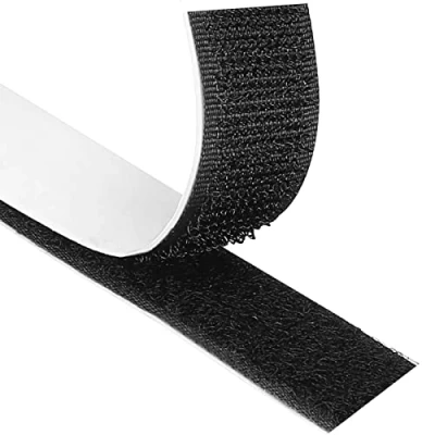 Afbeelding van Blooven Klittenband Zelfklevend 20mm x 8 meter Extra Sterk, Dubbelzijdig Hook and Loop Tape (Zwart, 8m)