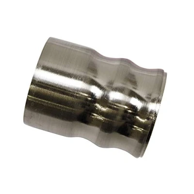 Afbeelding van Gardinia eindknop, aluminium, roestvrij stalen look, windsor kap, 2