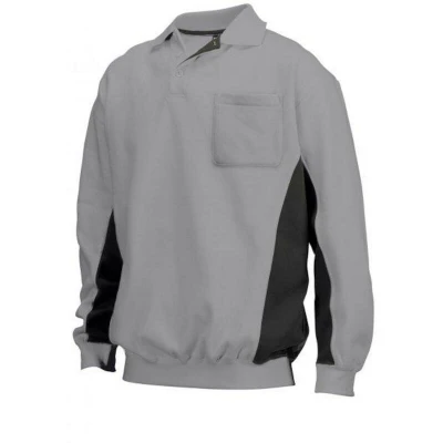 Afbeelding van Tricorp Polosweater Grijs Zwart Maat L