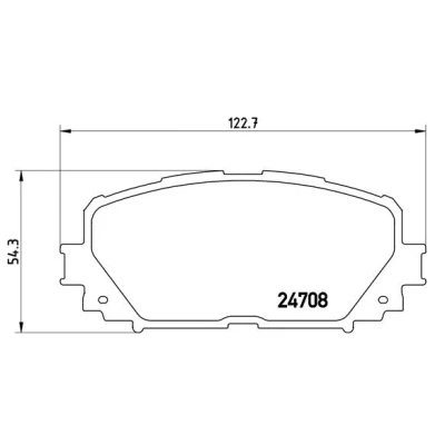 Afbeelding van Brembo Remblokset P 83 101