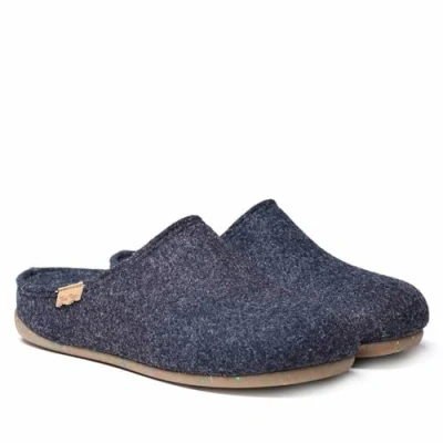 Afbeelding van TONI PONS MONA FR damesclogs van gerecycled vilt, marineblauw, 33 EU