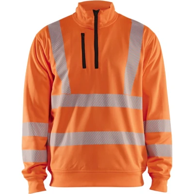 Afbeelding van Blaklader High Vis Sweatshirt halve rits 3564 2538 Oranje M