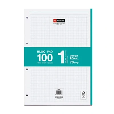 Afbeelding van Miquel Rius 422063 Block Reserve 100h Grid 5x5 Turquoise