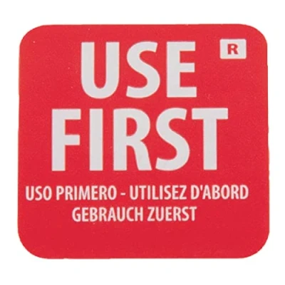 Afbeelding van Voedseletiketten Vogue, &#039;Use First&#039;, 1000 stuks
