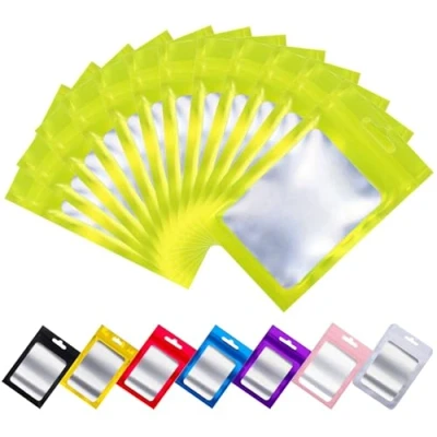 Afbeelding van Rimiko 100 stuks Hersluitbare Mylar Zak, Ritssluiting Plastic Zakjes voor Voedsel, Rits Aluminiumfolie Zakken met Doorzichtig Venster, Ziplock Kleurverpakking (Groen, 16x24 cm)