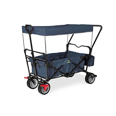 Afbeelding van Pinolino opvouwbare bolderkar Paxi dlx Comfort met remmen marineblauw