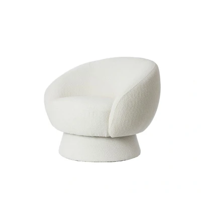 Afbeelding van Light &amp; Living Avoria fauteuil bouclé crème Boucle