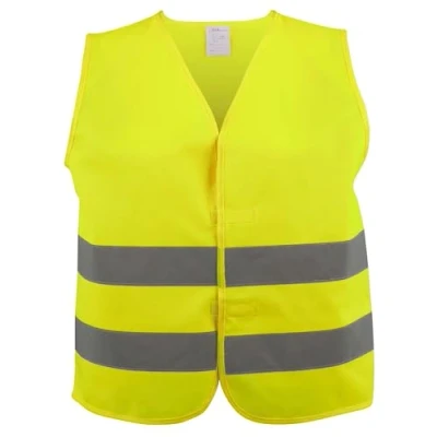 Afbeelding van Walser Veiligheidsvesten auto, reflecterend vest voor volwassenen volgens norm en ISO 20471:2012+A1:2016, veiligheidsvest dames heren, volwassenen, geel