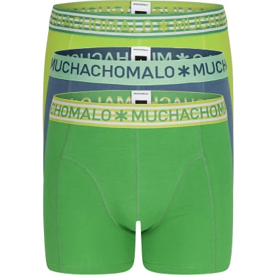 Afbeelding van Muchachomalo Boxershort Solid 3 Pack Maat: S