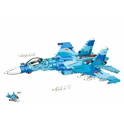 Afbeelding van ModelBricks Su 27 Fighter 2 IN 1 1040PCS